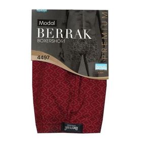 Berrak 4497 Likralı Beli İnce Lastikli Modal Erkek 3'lü Boxer