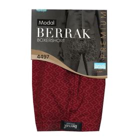 Berrak 4497 Likralı Beli İnce Lastikli Modal Erkek 3'lü Boxer