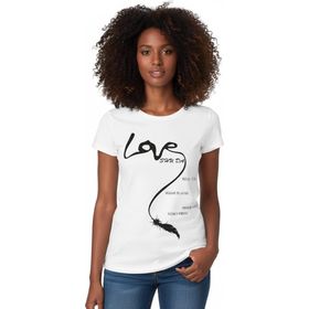Berrak 8007 Love Baskılı Bayan T-Shirt