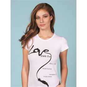 Berrak 8007 Love Baskılı Bayan T-Shirt