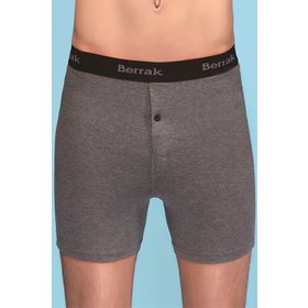 Berrak ELF568BER10593 Füme 3'lü Erkek Boxer