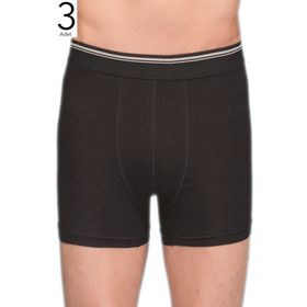 Berrak ELF568BER10973 Siyah 3'Lü Erkek Boxer