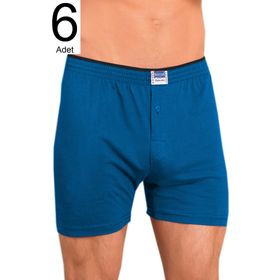 Berrak ELF568BER10996 Koyu Mavi 6'lı Erkek Boxer
