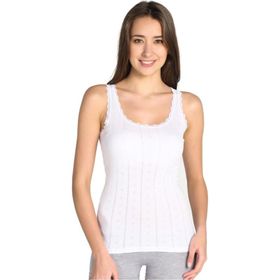 Berrak ELF568BER80496 Beyaz 6'lı Kadın Atlet
