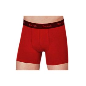 Berrak Premium Likralı Kırmızı Modal Penye Erkek Boxer