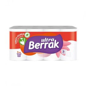 Berrak Ultra 2 Katlı 16'lı Tuvalet Kağıdı