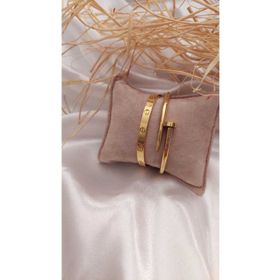 Bers Aksesuar ELVNÇCBÇ Çivi Ve Cartier Çelik Bileklik Set