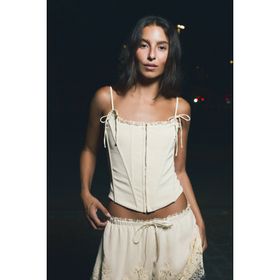 Bershka Askılı Korse Top