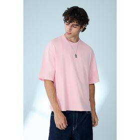 Bershka Kısa Kollu Boxy Fit Erkek T-shirt