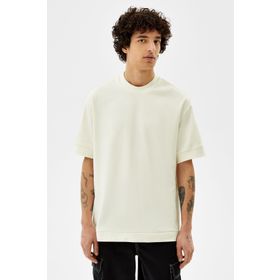 Bershka Kısa Kollu Boxy Fit Erkek T-shirt