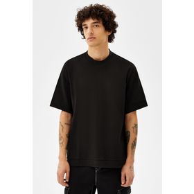 Bershka Kısa Kollu Boxy Fit Erkek T-shirt