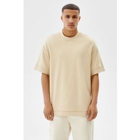 Bershka Kısa Kollu Boxy Fit Erkek T-shirt