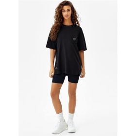 Bershka Kısa Kollu Boxy Fit Erkek T-shirt