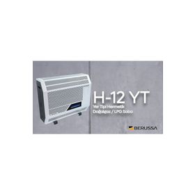 Berussa H12-YT 10 KW Duvar Tipi Hermetik Doğalgaz Sobası