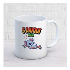 Beş Dakika Daha İki Tarafı Baskılı Kupa