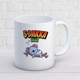 Beş Dakika Daha İki Tarafı Baskılı Kupa