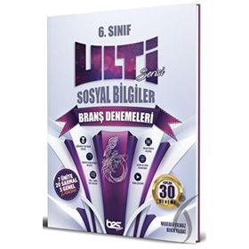 Bes Yayınları 6.Sınıf Sosyal Bilgiler Ulti Serisi Branş Denemeleri