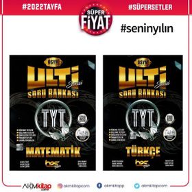 Bes Yayınları - TYT Matematik Türkçe Ulti Serisi Soru Bankası Seti 2 Kitap