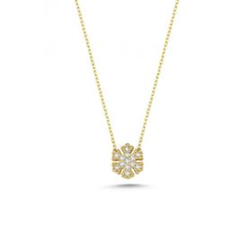 Besay Gold 14 Ayar Altın Kolye Kartanesi
