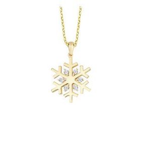 Besay Gold 14 Ayar Altın Kolye Taşlı Kartanesi