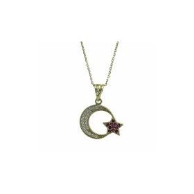Besay Gold 14 Ayar Ayyıldız Altın Kolye