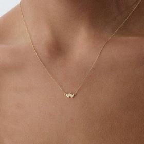 Besay Gold 14 Ayar Kalpli Love Altın Kolye