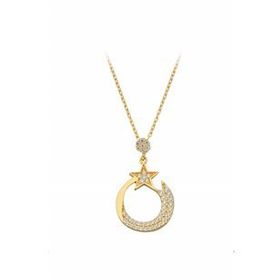 Besay Gold 14 Ayar Kuyruklu Yıldız Altın Kolye