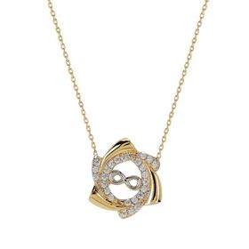 Besay Gold 14 Ayar Rüzgar Gülü Altın Kolye