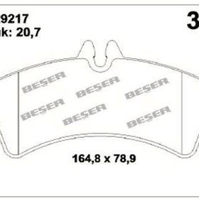 Beser 3963 Arka Fren Balatası
