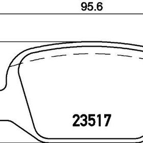 Beser 4123 Arka Fren Balatası