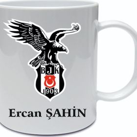 Beşiktaş Siyah Beyaz Tek Aşk Şampiyon Beşiktaşk Kupa Bardak