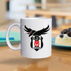 Beşiktaş Siyah Beyaz Tek Aşk Şampiyon Beşiktaşk Kupa Bardak