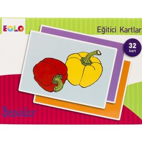 Besinler - Eğitici Kartlar - Eolo Eğitici Oyuncak Komisyon