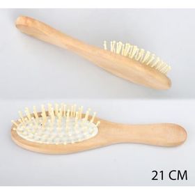 Beslenme Dedektifi ERL132 21 cm Ahşap Tarak Fırça