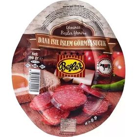 Besler 190 gr Isıl İşlem Dana Sucuk