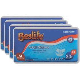 Beslife M 4x120 Adet Belbantlı Hasta Bezi