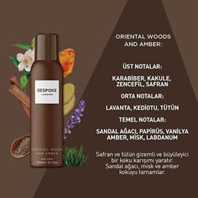 Bespoke Oriental Woods and Amber 150 ml Erkek Deodorant