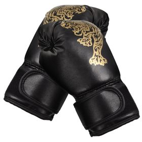 Besportble 1 Çift Boks Eğitim Eldivenleri Nefes Alabilir Çanta Dövüş Eldivenleri Takılma Fikir Tartışması Boks Eldiveni Erkekler Boks Eldivenleri Bebek Boks Parmaksız Siyah Dövüş Eldiveni