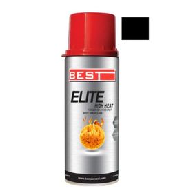 Best 600C Isıya Dayanıklı Siyah Sprey Boya 400 ML