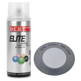 Best 9301 Elite Beyaz Eşya Beyazı 400 ml Akrilik Sprey Boya