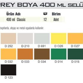 Best Classıc Portakal 12x400 ml Spray Boya