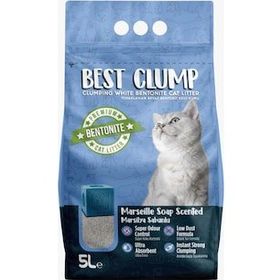 Best Clump Marsilya Sabunu Kokulu İnce Taneli Topaklanan 5 lt Kedi Kumu