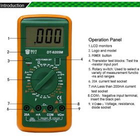 Best DT9205M Digital Multimetre