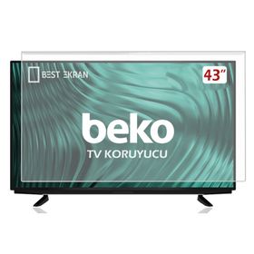 Best Ekran Beko 43 İnç 108 Ekran Tak Çıkar Şeffaf Askı İpli Tv Ekran Koruyucu Paneli