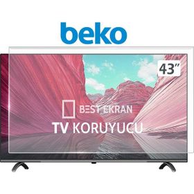 Best Ekran Beko 43 İnç 108 Ekran Tak Çıkar Şeffaf Askı İpli Tv Ekran Koruyucu Paneli