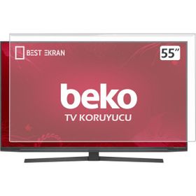Best Ekran Beko 55 İnç 140 Ekran Tak Çıkar Şeffaf Askı İpli Tv Ekran Koruyucu