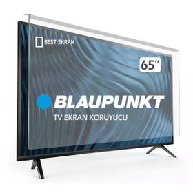 Best Ekran Blaupunkt 65 İnç 164 Ekran Tak Çıkar Şeffaf Askı İpli Tv Koruyucu