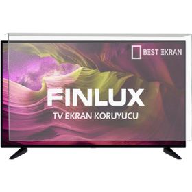 Best Ekran Finlux 32FX410H 32 İnç Tak Çıkar Şeffaf Askı İpli Tv Ekran Koruyucu Şeffaf Paneli