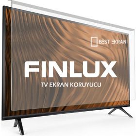 Best Ekran Finlux 32FX420H 32 İnç Tak Çıkar Şeffaf Askı İpli Tv Ekran Koruyucu Şeffaf Paneli