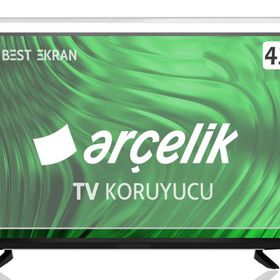 Best Ekran Grundig 43GEU7910B 43 İnç Tak Çıkar Şeffaf Askı İpli Tv Ekran Koruyucu
